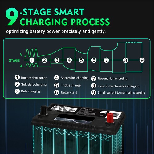 48V Lithium 36V 18A/13A AC/DC Battery Charger For Lithium Iron LiFePO4 AGM Gel - Picture 7 of 17