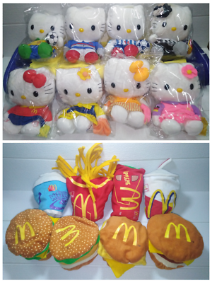 RARE Dear Daniel Hello Kitty Reversible McDonald's FIFA 2002 Set