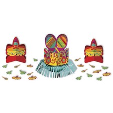 Fiesta Table Decorating Kit Birthday Party Favor Centerpiece Decoration Mexican