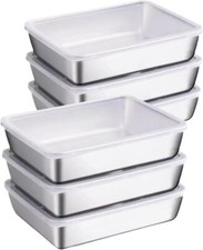 6PCS Stainless Steel Meal Prep Containers, St...