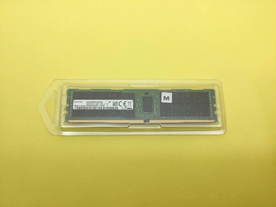 SAMSUNG 64GB (1X64GB) 2RX4 PC4-2933Y DDR4 SERVER MEMORY M393A8G40AB2-CVF - Image 3 of 3
