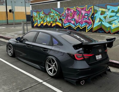 2022-2026 Honda Civic Sedan 3pc ''Curved'' Rear Diffuser