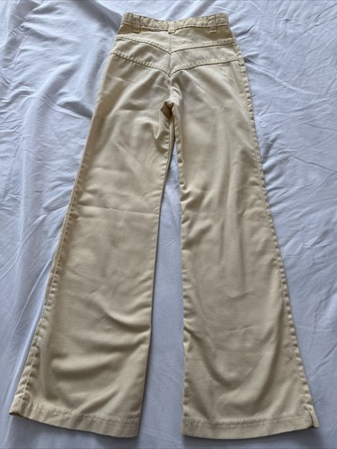 VTG 1980s Dittos Pants Light Yellow Girls Sz 12 - Picture 4 of 11