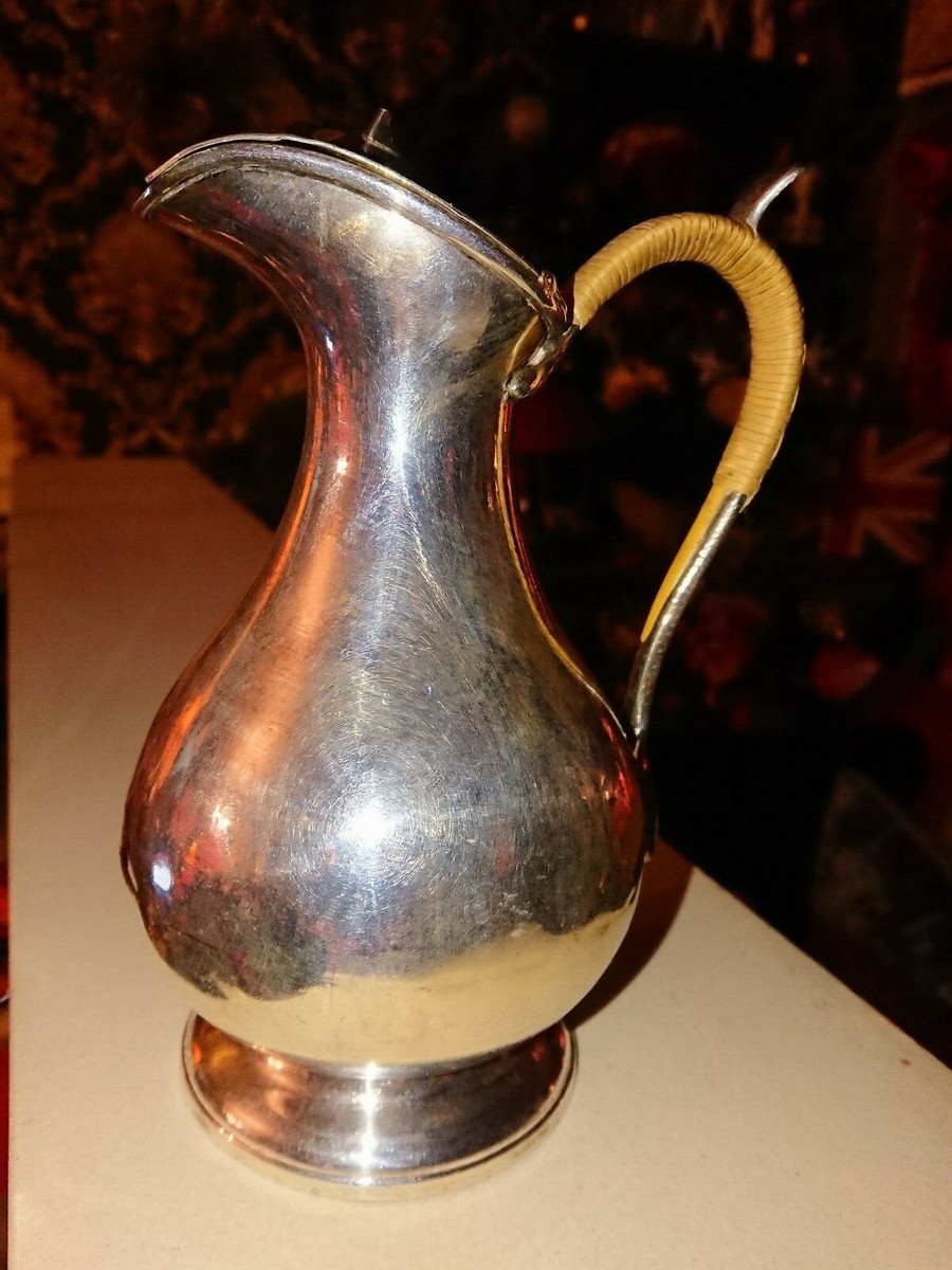 Rare James Dixon and Sons Best Britannia Metal Hot Water Jug