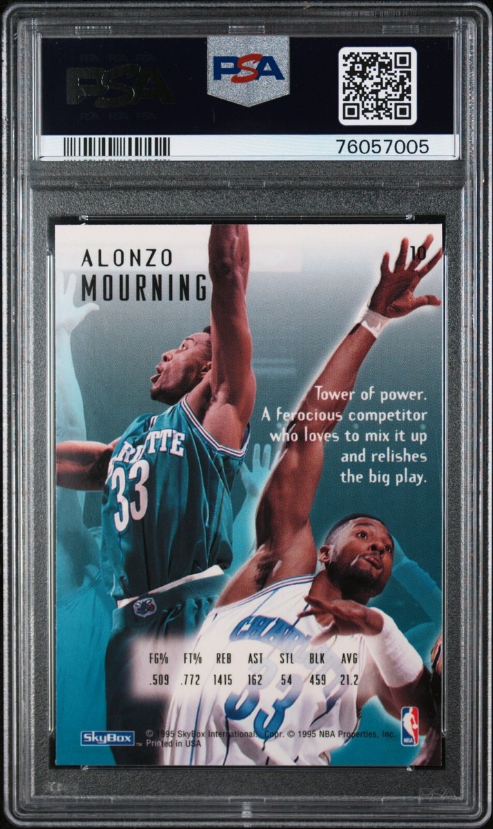 その他 Alonzo Mourning Auto psa9 panini Alonzo Mourning 2023-24 Panini Phoenix Calligraphy Auto Gold
