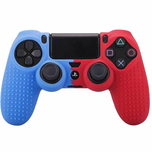 Texture Silicone Rubber Case Grips Protect Cover Skin for Sony PS4 Controller - Picture 3 of 13