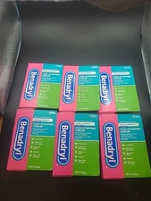 6 PACK BENADRYL Extra Strength Itch Stopping Anti-Itch Cream 1 oz Each 12/2025