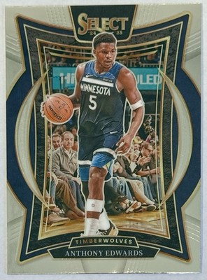 2024-25 Panini Select Basketball ANTHONY EDWARDS #23 Concourse Level Base
