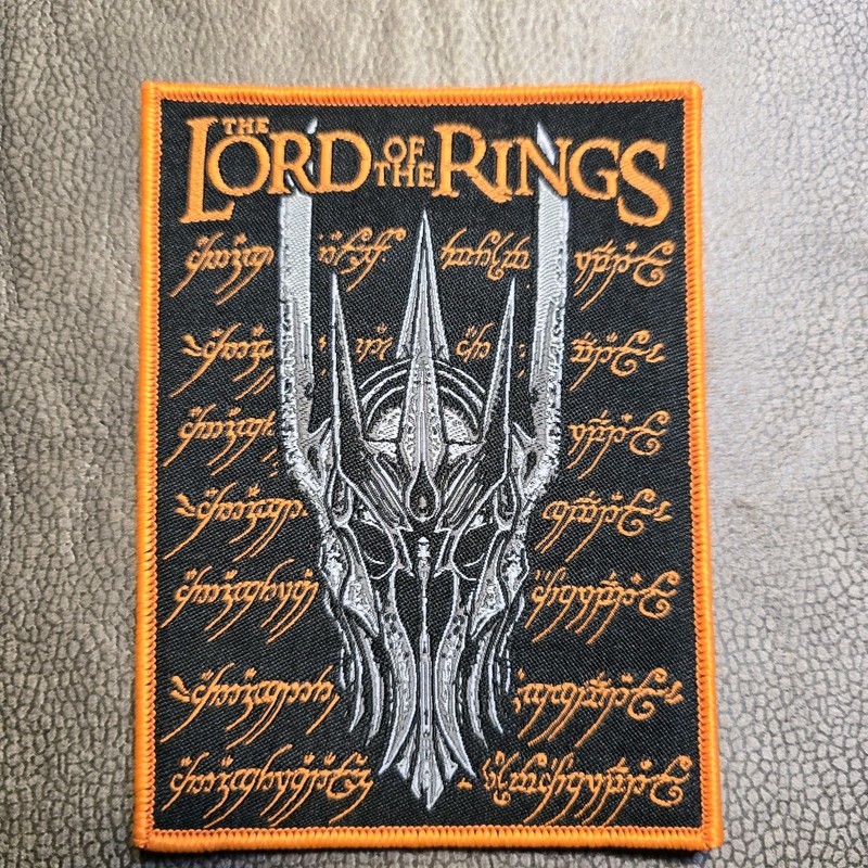Lord Of The Rings WOVEN PATCH [Action Figure Shirt Blu Ray Rare Collection Toy]