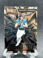 2021 Panini Select Trevor Lawrence Turbocharged Rookie Insert RC #TUR-1 Jaguars
