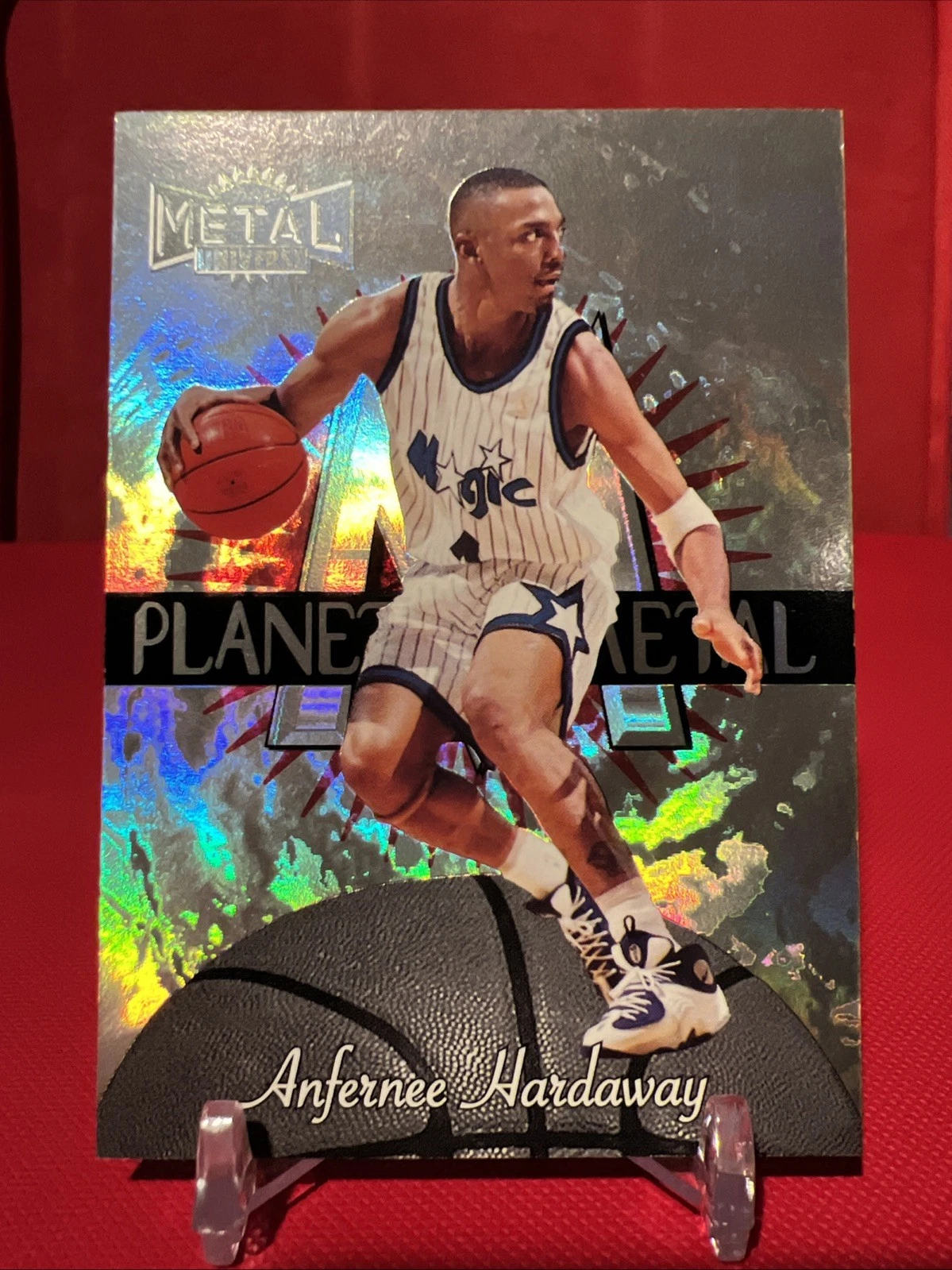 1997-98 Metal Universe Anfernee Hardaway Planet Metal