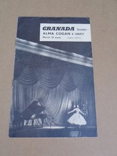 Alma Cogan 1957 Granada, Shrewsbury Programme (Rene Strange/Albert Burdon)