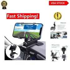 Upgrade Dash Phone Mount with 360° Rotation - Fits iPhone, Samsung, Google