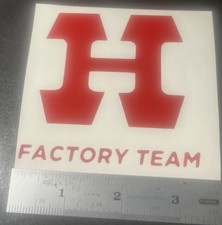 OLD SCHOOL BMX HUTCH Factory Team STICKER DECAL