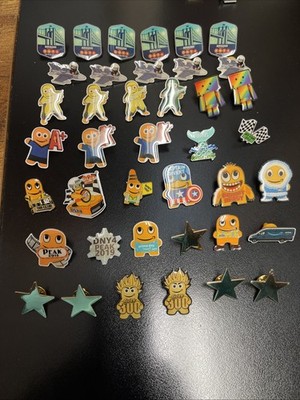 Amazon Employee Exclusive Peccy Pins Lot Of 40 Some Duplicates Long Island NY