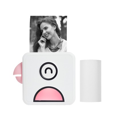 Portable Inkless Printer Bluetooth Mini Travel Photo Printer for Journals