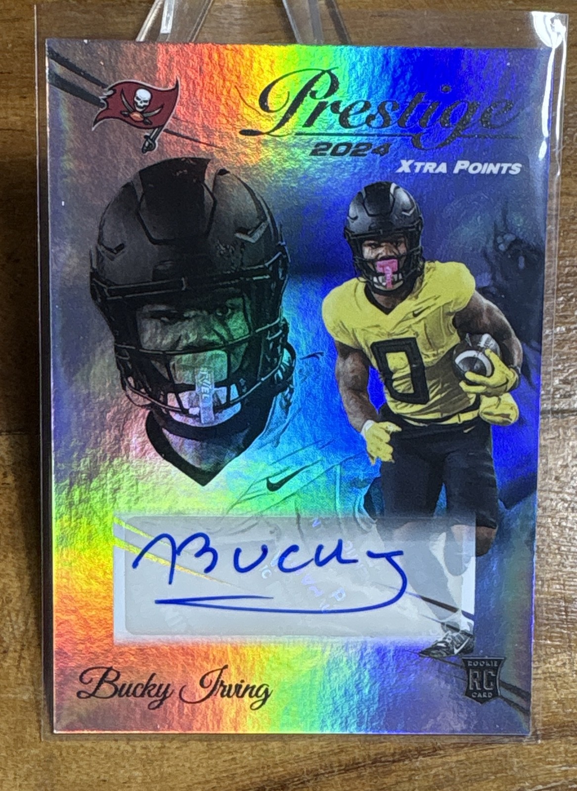 2024 Panini Prestige - Rookies Bucky Irving #379 Xtra Points Premium Signatures