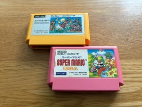 Super Mario Bros. 1 & 2 JPN Nintendo NES FC Classic Games Famicom Cart