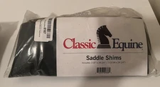 Classic Equine Saddle Shims 3 Pack Black CESSHIMS