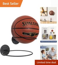 Basketball-Shaped Wall Mount Holder - Ideal for Soccer Volleyball Displays