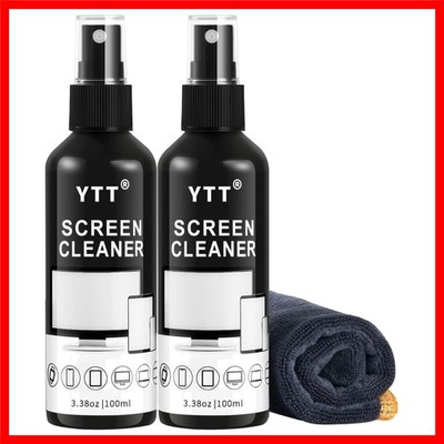 Screen Cleaner Spray Kit 2X - TV Screen Cleaner Spray and Microfiber Cleaning...
