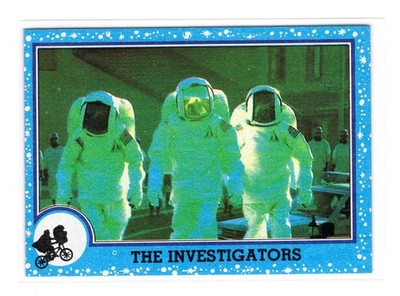 1982 Topps E.T. Extra Terrestrial The Investigators #53