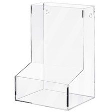 Maitys Acrylic Toy Car Dispenser Wall Hanging Organizer and Storage Bin Clear