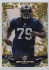 2014 Topps Finest Camo Refractor /10 Greg Robinson #107 0n8h