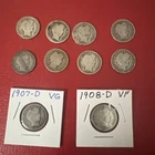 A LOT OF 20 90% SILVER BARBER DIMES