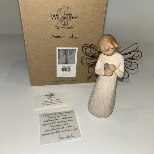 Willow Tree ANGEL OF HEALING hand carved figure by Susan Lordi 1999 NEW IN BOX - Picture 2 of 15