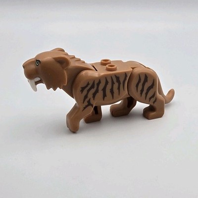 LEGO Säbelzahntiger Figur 60193 & 60196 Säbelzahn Zoo Tier Käfer Katze Streifen