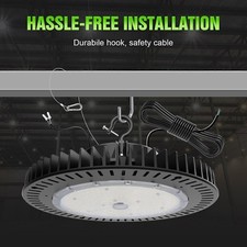 150W UFO LED High Bay Light 0-10v Dimmable Warehouse Industrial Workshop lights
