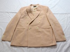 ASOS Design Men's Double Breasted Wool Suit Jacket NC3 Light Pink Size 42" Reg