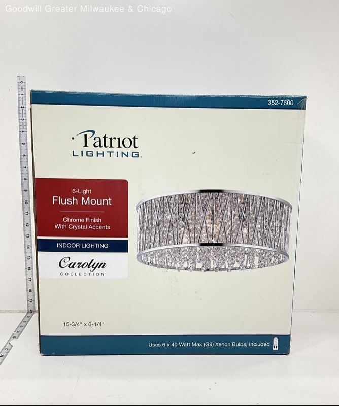 Flush Lighting Patriot Lighting Carolyn Collection 6-Light Flush Mount