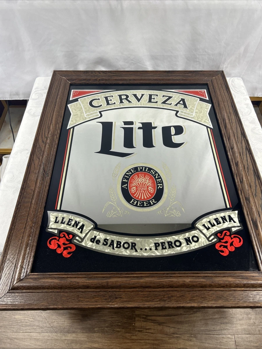 Miller Lite Mirror In Collectible Miller Signs & Tins for sale | eBay