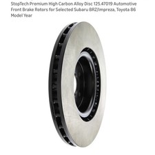 StopTech Rotore Freno Anteriore Premium Disco in Lega ad Alto Carbonio per Subaru 86 Toyota