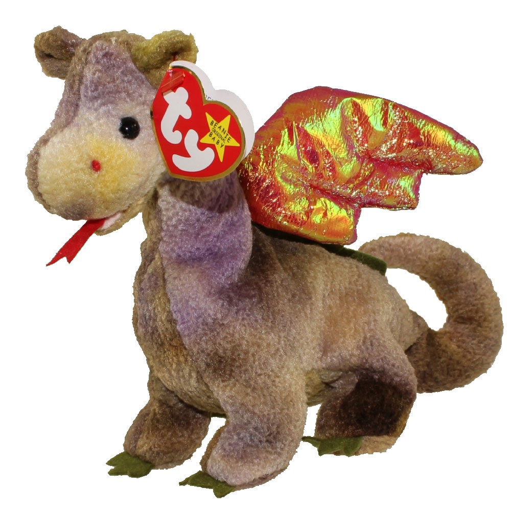 tyぬいぐるみ　ドラゴン　Scorch TY Beanie Baby - SCORCH the Dragon (7 inch) - MWMTs Stuffed Animal