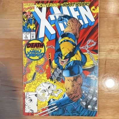 Marvel Comics X-Men #9 Wolverine vs Ghost Rider Death 'Neath New Orleans Jim Lee