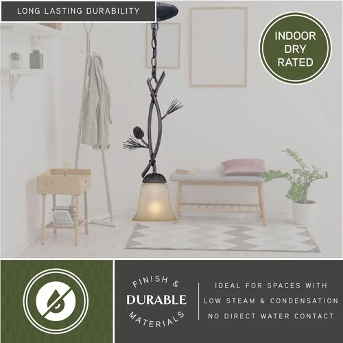 Vaxcel Lighting P0201 Sierra 6"W 1 Light Mini Pendant - MultiColor - Picture 6 of 9