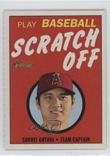 2020 Topps Heritage 1971 Topps Baseball Scratch-Offs Shohei Ohtani #1 11yg