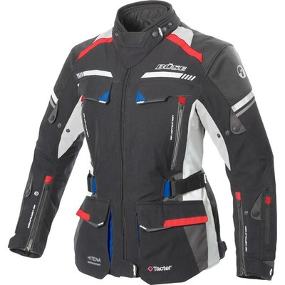 -40% Büse Motorradjacke Highland 2 II 40 Damen blau rot Tactel Jacke UVP 299,95 