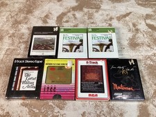 Lot of 7 New NOS Assorted VTG 8 Track Tape Classical Instrumental Music SEALED