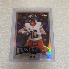 2025 Topps Chrome - 1974 Topps Football Bo Nix #74TF-4 Refractor (RC)