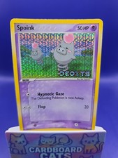 Spoink 76/107 Deoxys Reverse Holo Stamped Pokémon 2005 Vintage on eBay