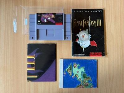 Final Fantasy 3 III SNES US NTSC Modul + Handbuch + Karten *PREISVORSCHLAG*