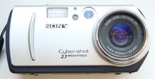 Sony Cyber-shot DSC-P50 2.1MP Digital Camera - Silver for sale