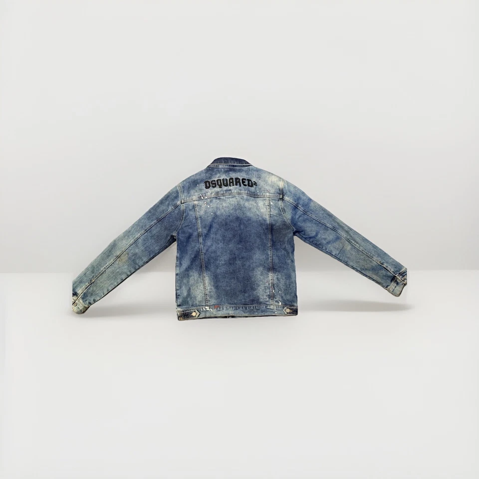 Dsquared 2 Men's Denim Jacket Size 54 - Image 3 of 4