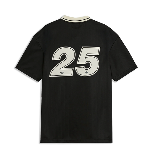 adidas x Oasis Tour Jacquard Jersey Logo Top Black Originals Retro Polo Men Size - 第 5/6 張圖片
