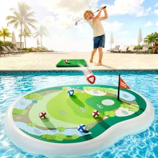 Funscape Kids Inflatable Golf Pool Toys Fun Swimming Pool Game Floating Water