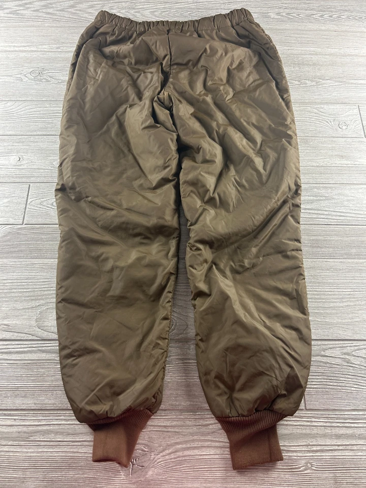 VTG Cabelas USA Men's Brown Puffer Insulated Pants L Reg - Image 3 of 4